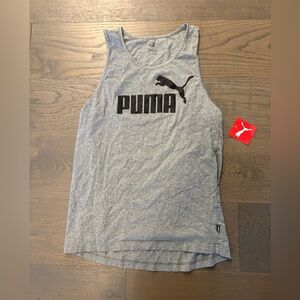 Puma gray kids/youth gray tank top sz 12/14 NWT ret $72